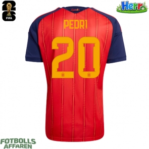 Spanien Pedri Gonzalez #20 Hemmatröja VM 2026 Kortärmad